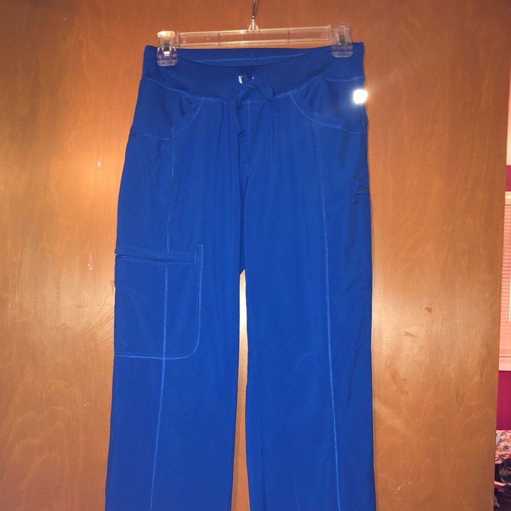 Cherokee Infinity Royal Blue scrub pants petite